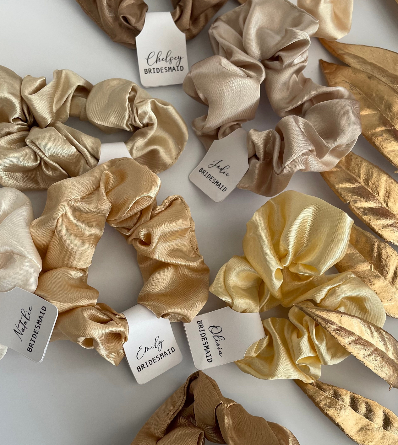 Wedding Scrunchies with Tag