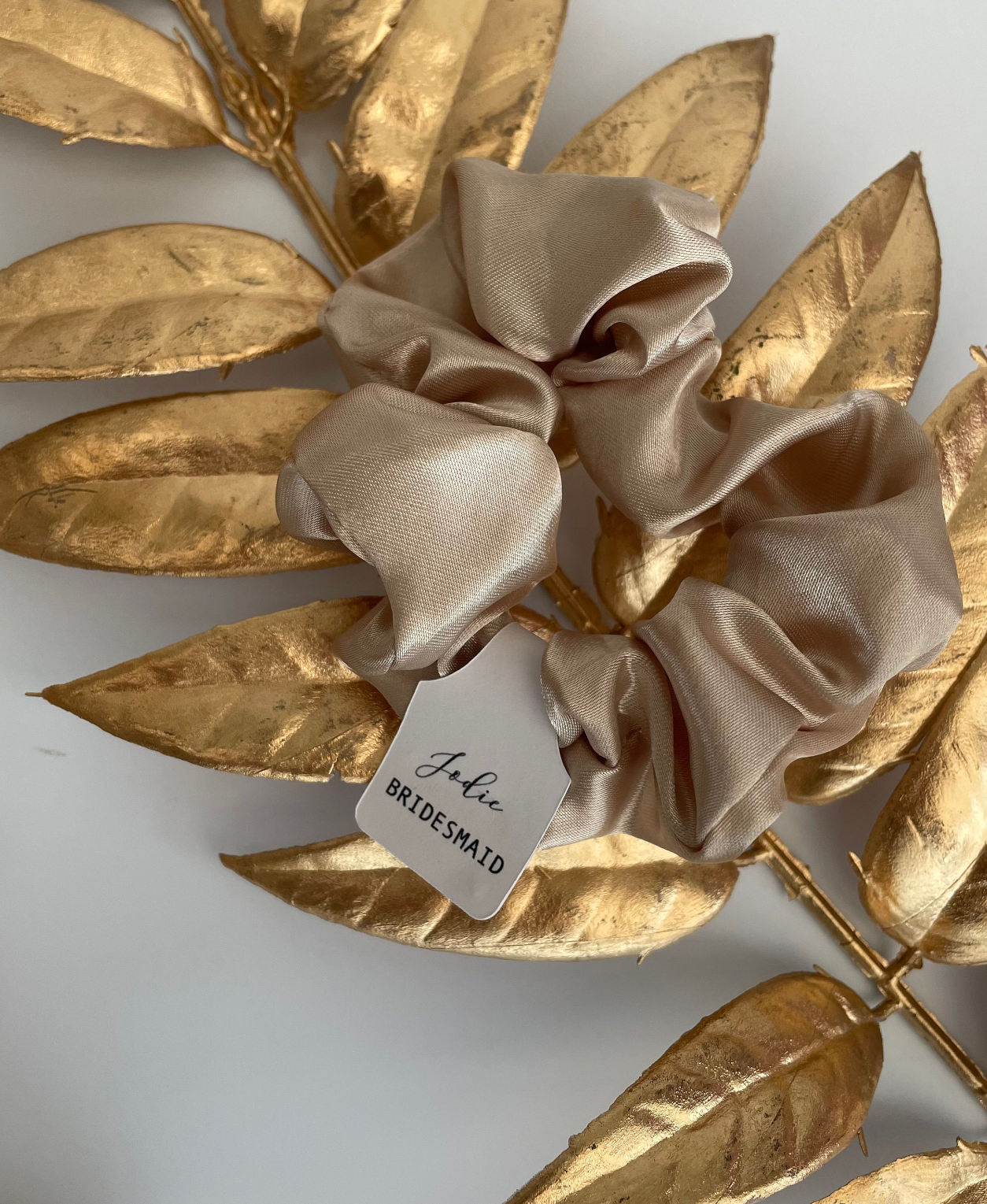 Wedding Scrunchies with Tag
