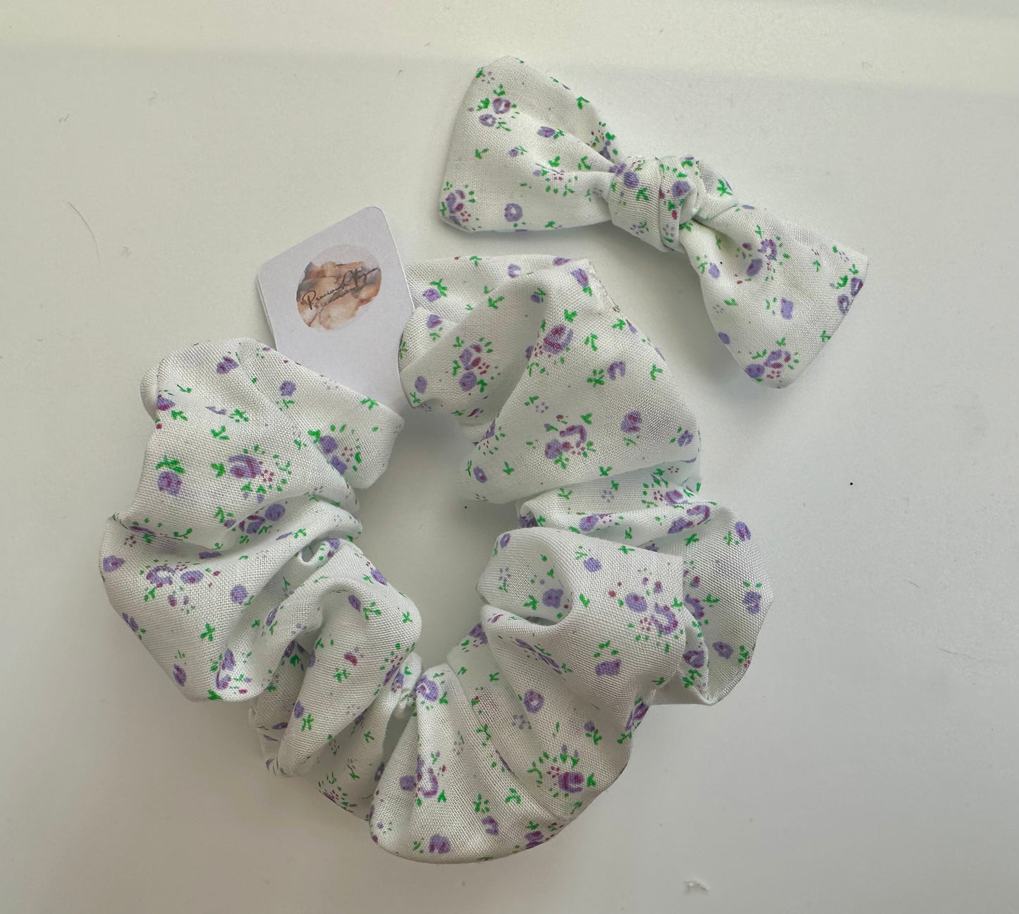 White & Lilac Floral Set